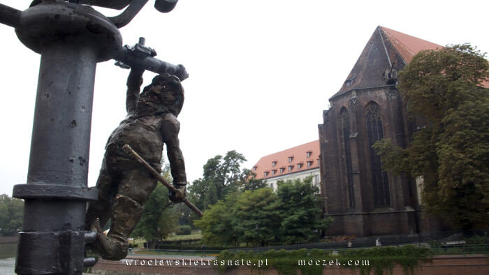 Wrocławski Krasnal most Tumski