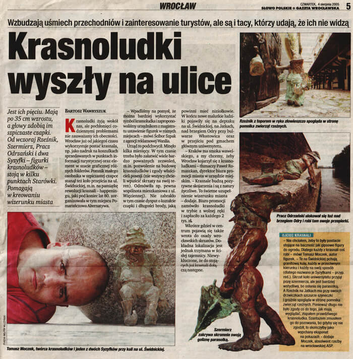 Kto wymyślił Wrocławskie Krasnale
